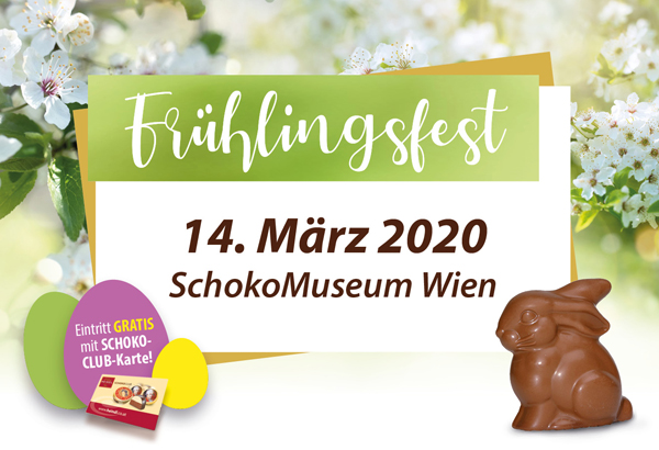 Heindl Frühlingsfest im SchokoMuseum Wien am 14. März 2020